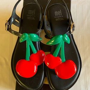 NWT Mini Melissa MEL Cherry sandals Size 13